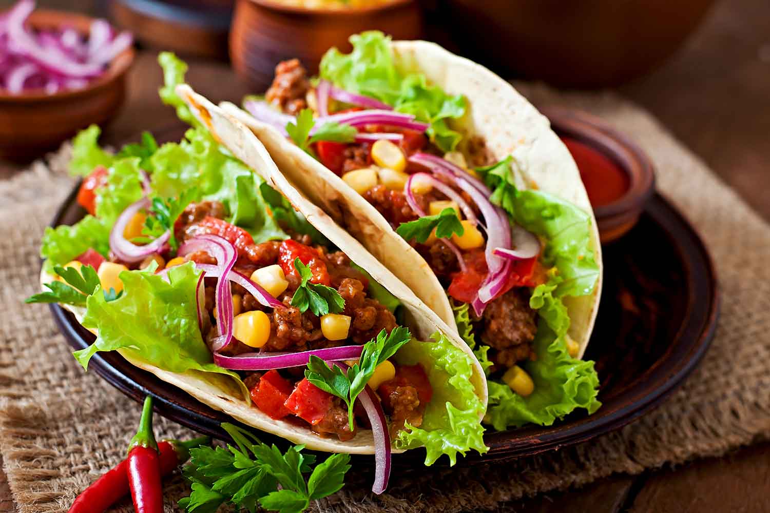 Low carb mexicanske tacos