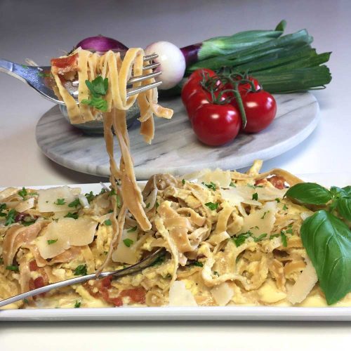 low carb fettucine cabonara